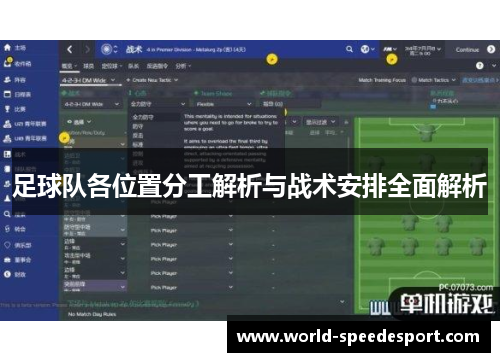足球队各位置分工解析与战术安排全面解析